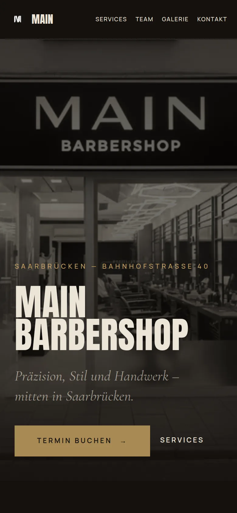 MAIN Barbershop, Mobile